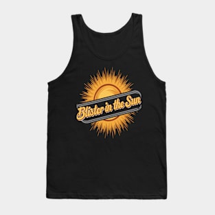 Blister In the Sun Script Effect Tank Top